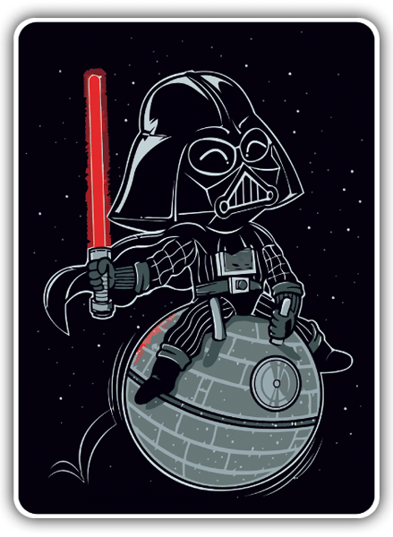 Car & Motorbike Stickers: Baby Darth Vader