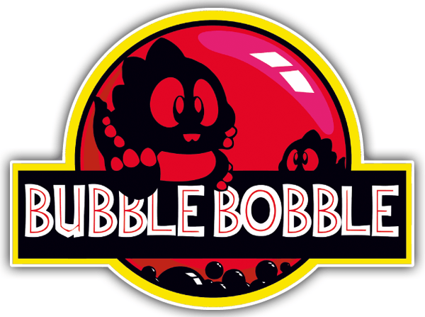 Car & Motorbike Stickers: Bubble bobble