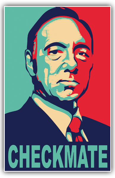 Car & Motorbike Stickers: Kevin Spacey Chekmate