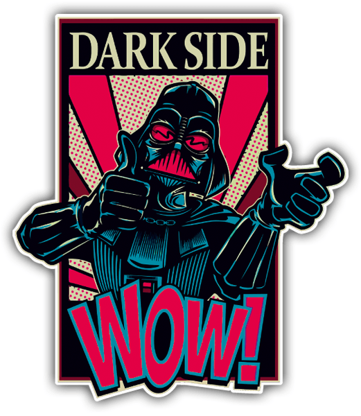 Car & Motorbike Stickers: Dark Side