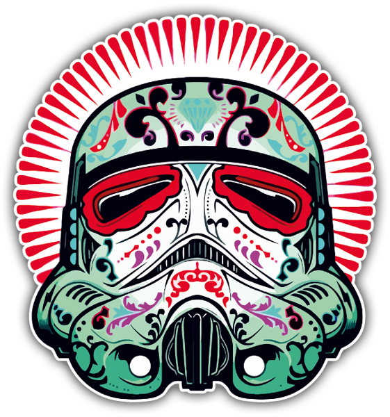 Car & Motorbike Stickers: Catrina Stormtrooper