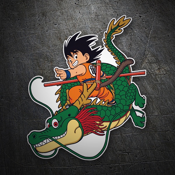 Car & Motorbike Stickers: Goku & Dragon