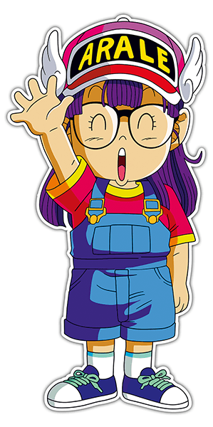 Car & Motorbike Stickers: Arale