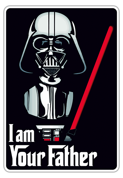 Car & Motorbike Stickers: I am your father