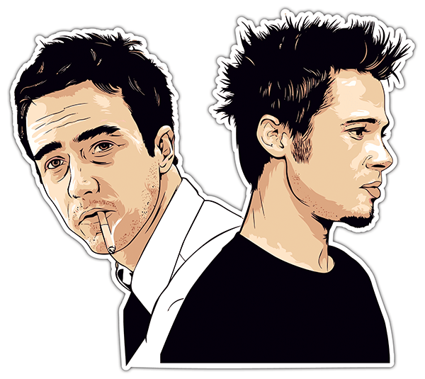 Car & Motorbike Stickers: Tyler Durden