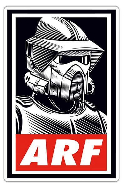 Car & Motorbike Stickers: Alf stormtrooper