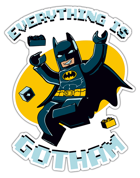 Car & Motorbike Stickers: Batman Lego