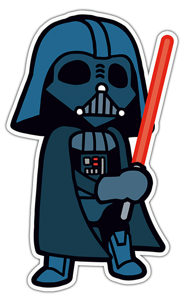 Car & Motorbike Stickers: Darth Vader drawing