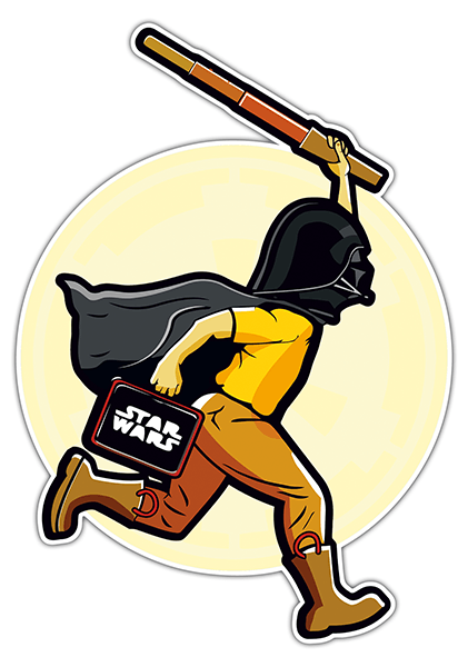 Car & Motorbike Stickers: Tintin Vader