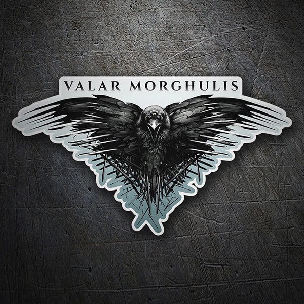Car & Motorbike Stickers: Valar Morghulis - Game of Thrones