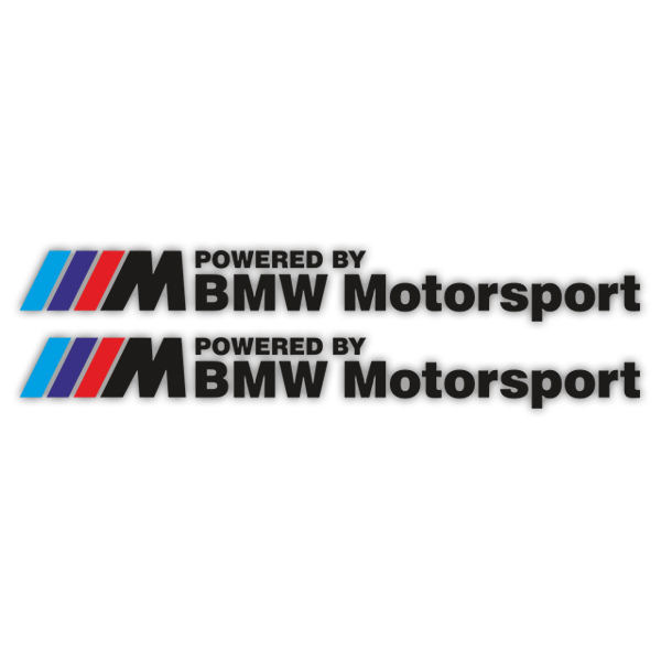 Car & Motorbike Stickers: Kit BMW Motorsport Black