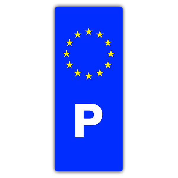 Car & Motorbike Stickers: Registration Portugal