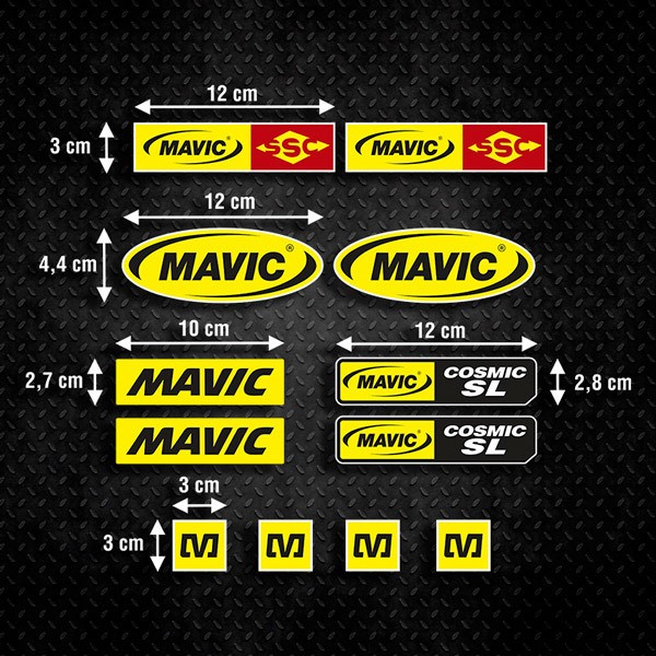 Car & Motorbike Stickers: Sticker Set Mavic