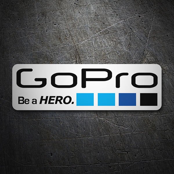 Car & Motorbike Stickers: GoPro white