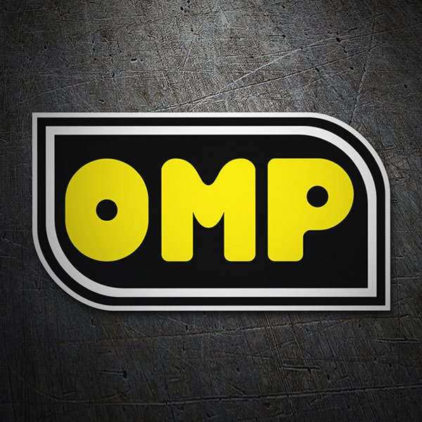 Car & Motorbike Stickers: OMP yellow lyrics