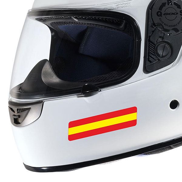 Car & Motorbike Stickers: Kit Spain motorcycle helmet