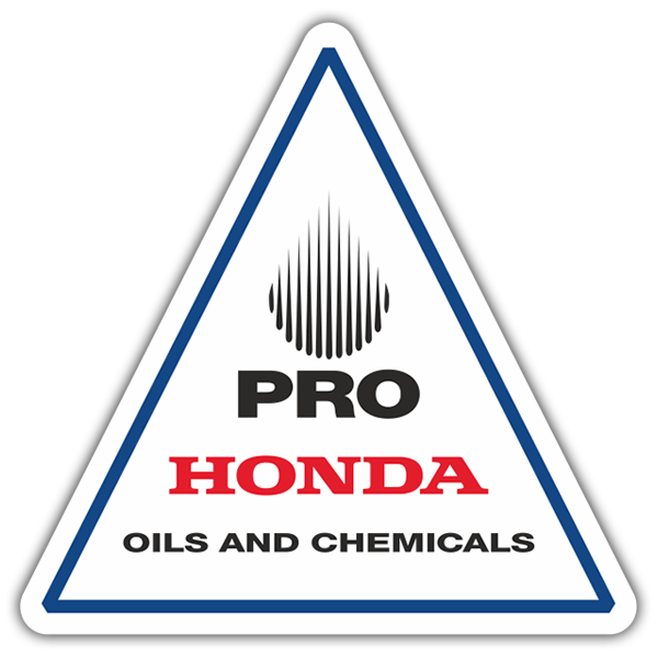 Car & Motorbike Stickers: Pro Honda Oils and Chemicals