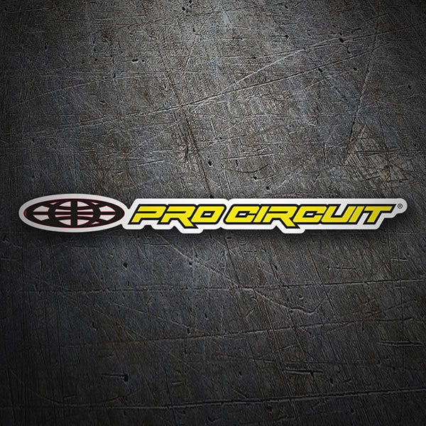 Car & Motorbike Stickers: Pro Circuit Logo