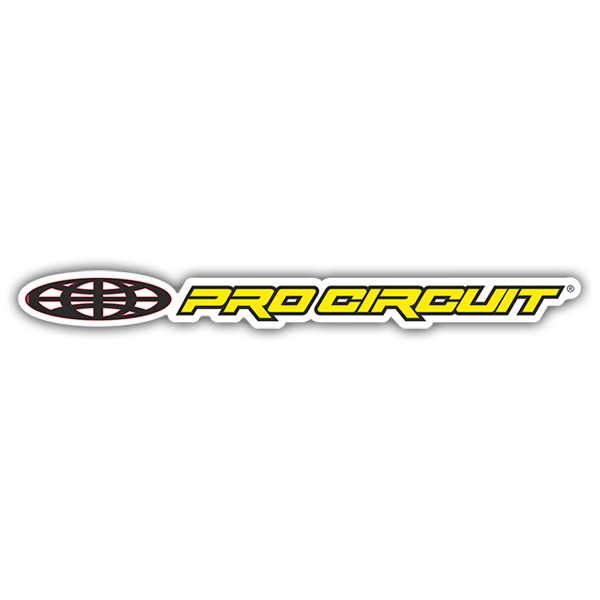 Car & Motorbike Stickers: Pro Circuit Logo