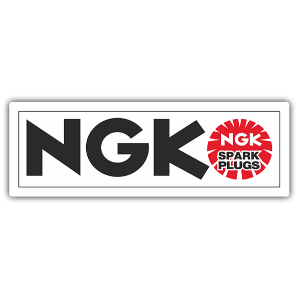 Car & Motorbike Stickers: NGK Spark Logo