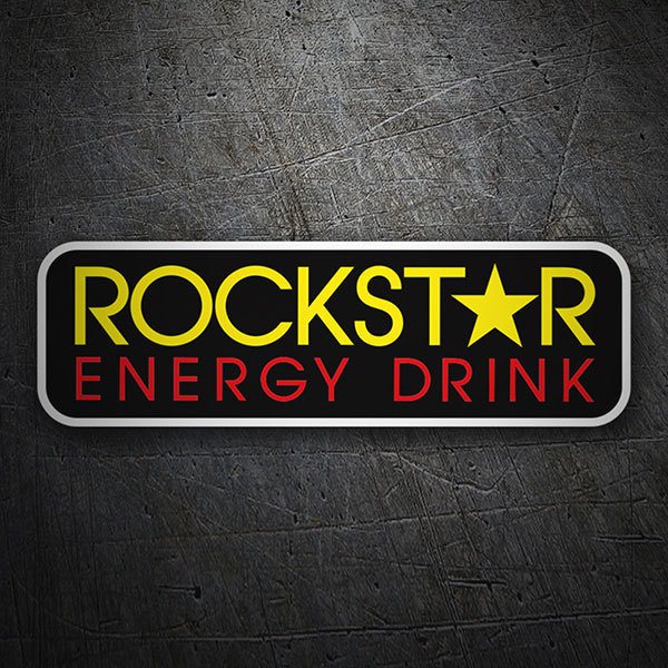 Car & Motorbike Stickers: Rockstar Energy Drink Logo