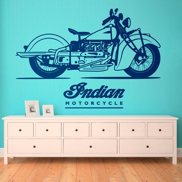 Wall Stickers: Indian Motorcycle Scout Sixty
