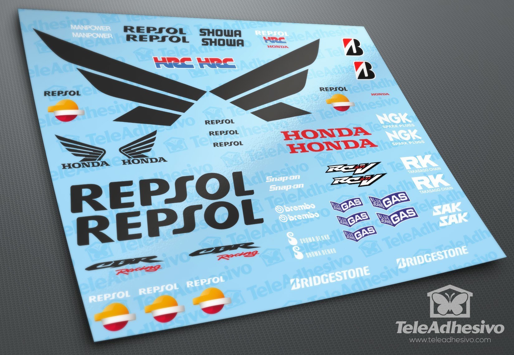 Honda repsol racing decals #7