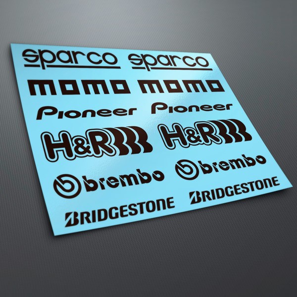 Car & Motorbike Stickers: Kit tuning 23