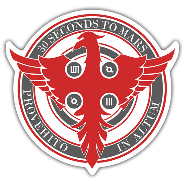 Car & Motorbike Stickers: 30 Second To Mars Logo