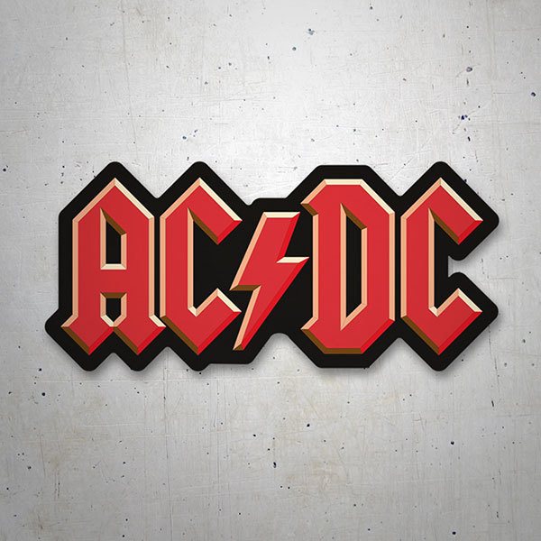 Car & Motorbike Stickers: ACDC 3D