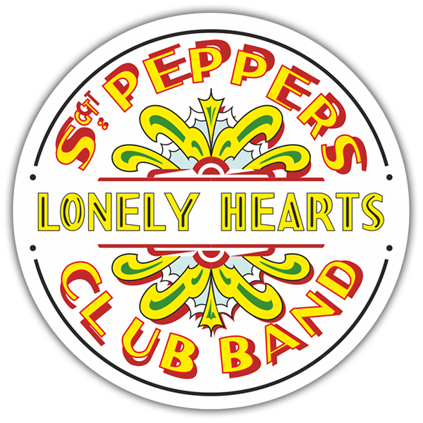 Car & Motorbike Stickers: Sgt. Pepper's Lonely Hearts Club Band