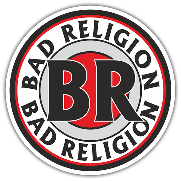 Car & Motorbike Stickers: Bad Religion Stamp