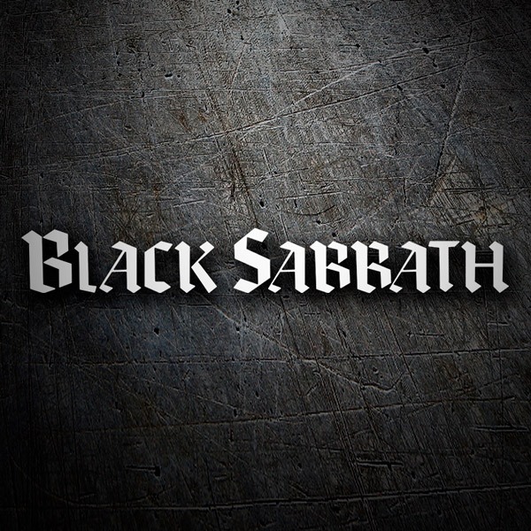 Car & Motorbike Stickers: Black Sabbath