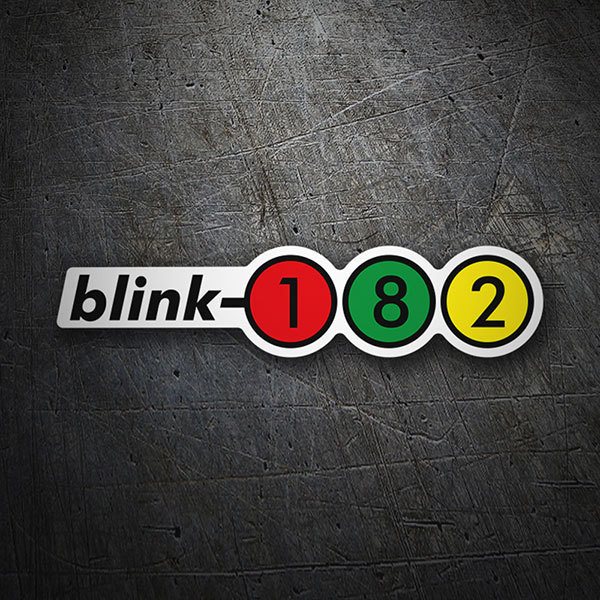 Car & Motorbike Stickers: Blink 182 Retro Alternative