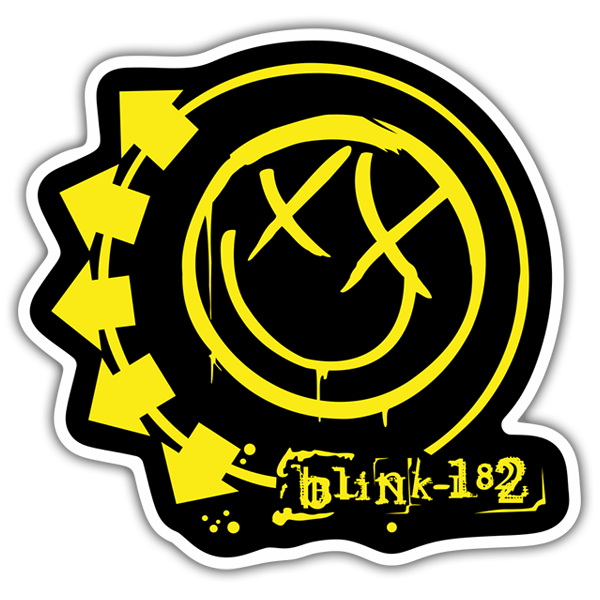 Car & Motorbike Stickers: Blink 182 Colour