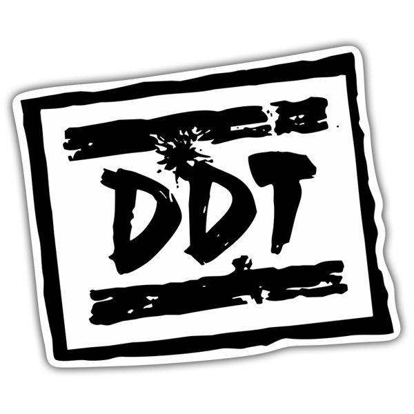 Car & Motorbike Stickers: DDT