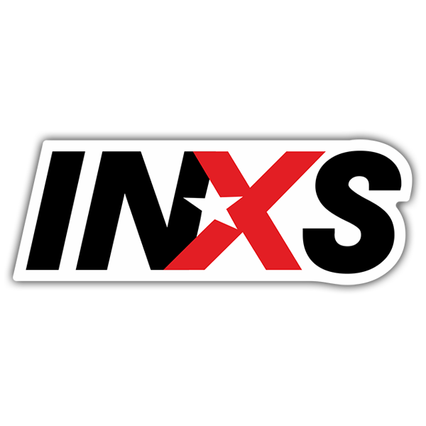 Car & Motorbike Stickers: INXS Logo