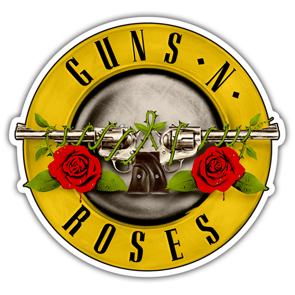 Car & Motorbike Stickers: Guns N