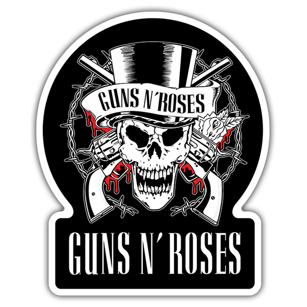 Car & Motorbike Stickers: Guns N' Roses Blood