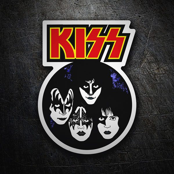 Car & Motorbike Stickers: Kiss Band