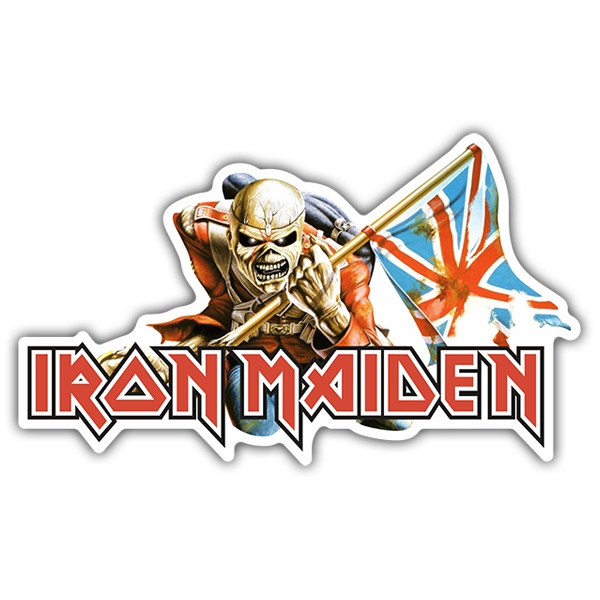 Car & Motorbike Stickers: Iron Maiden - The Trooper