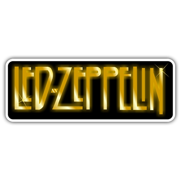 Car & Motorbike Stickers: Led Zeppelin Logo