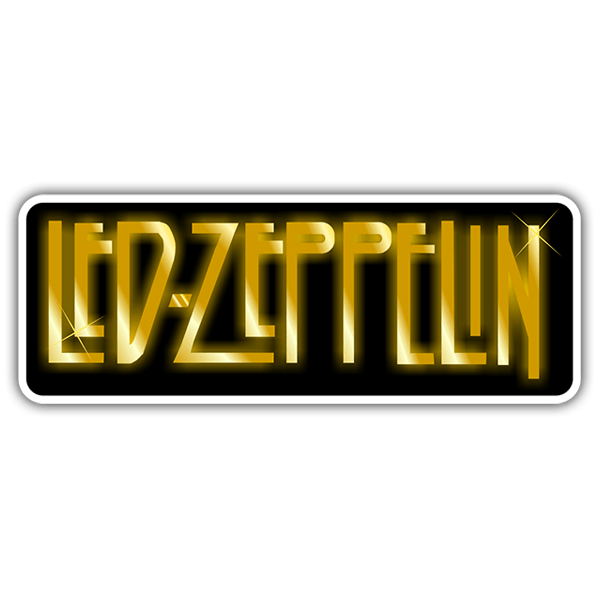 Car & Motorbike Stickers: Led Zeppelin Logo