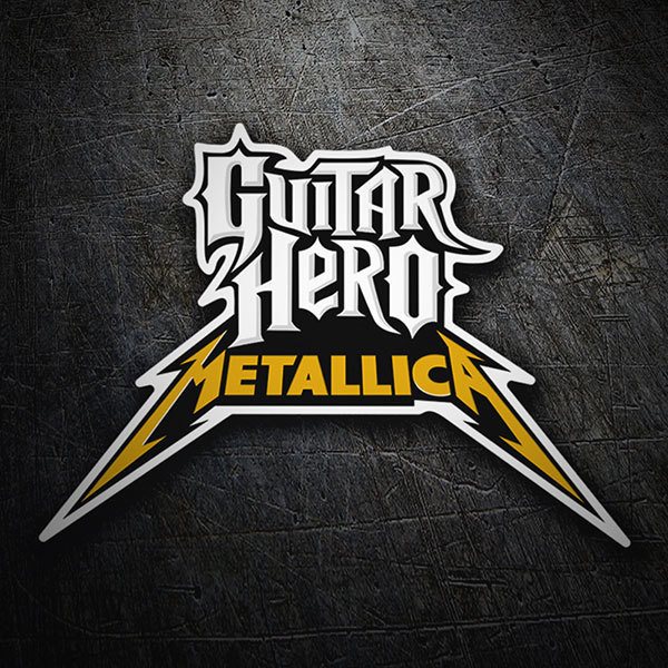 Car & Motorbike Stickers: Guitar Hero Metallica