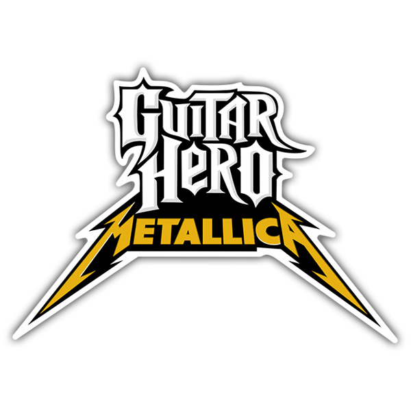 Car & Motorbike Stickers: Guitar Hero Metallica