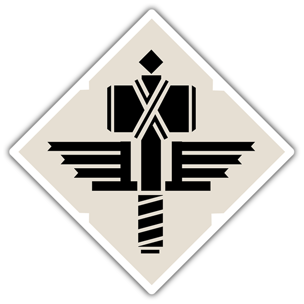 Car & Motorbike Stickers: Manowar Shield