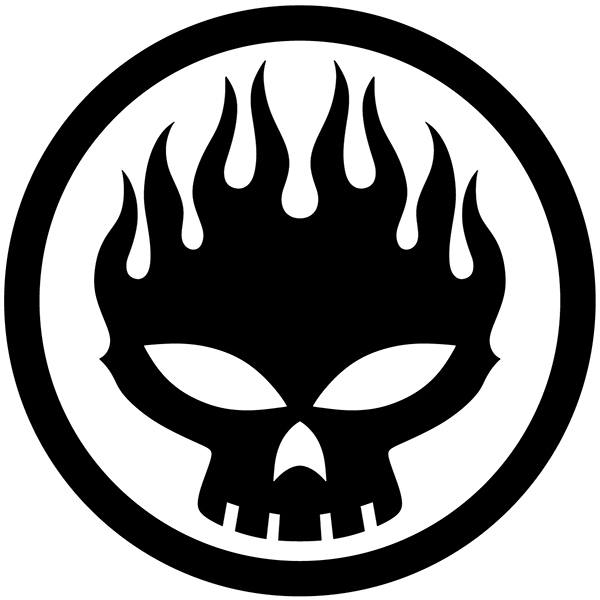 Car & Motorbike Stickers: The Offspring Skull