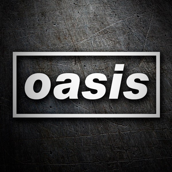 Car & Motorbike Stickers: Oasis Logo
