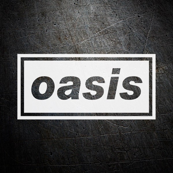 Car & Motorbike Stickers: Oasis Negative