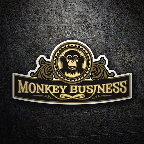 Car & Motorbike Stickers: The Black Eyed Peas - Monkey Business